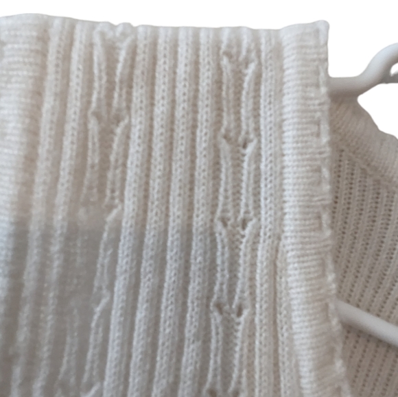 Vintage Winter White Norton's Point Sweater Size L - Picture 4 of 6